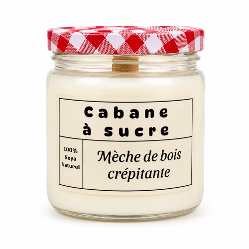 Chandelle « Cabane à sucre »
