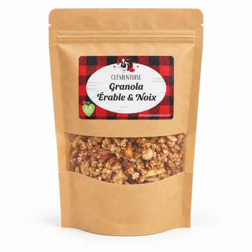 Granola érable et noix