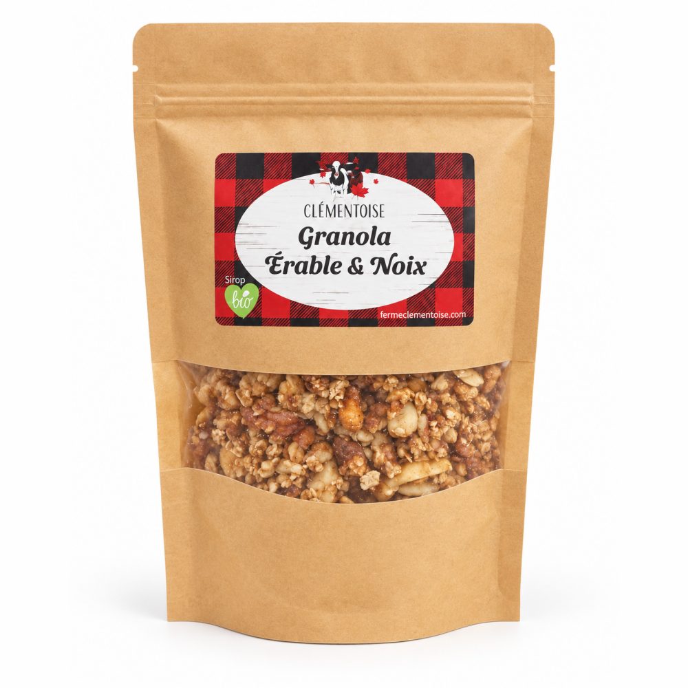 Granola érable et noix